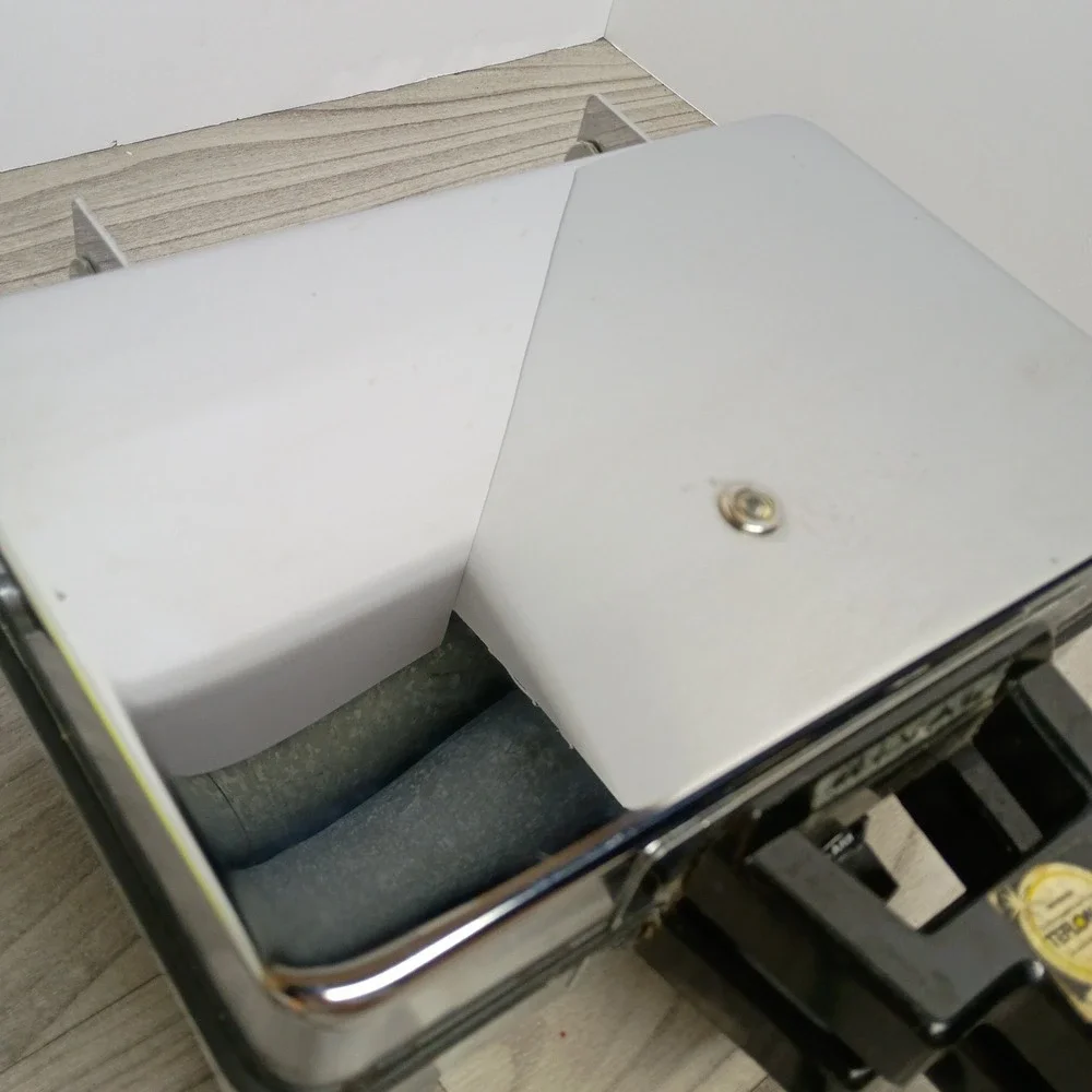 VINTAGE Rival Teflon II CHROME‎ 95/2 Pizzelle Cookie Waffle Maker-Tested Works